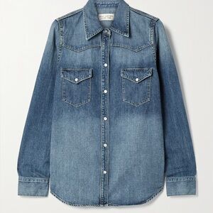 Nili Lotan Travis Denim Shirt, M